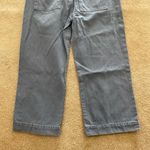 American Eagle Blue Wide Leg Crop Denim Jeans Photo 6