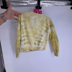 Anthropologie  Pilcro Cropped Tie Dye Yellow Crewneck Sweatshirt Photo 4