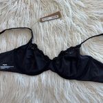 SKIMS  Fits Everybody Lace Underwire Bra Onyx Size 36D Photo 7