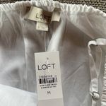Loft white boho dress NWT Photo 3