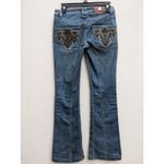 ANTIK DENIM Jeans Bootcut Embroidered Y2K Cowgirl Western Women's Blue Size 26 Photo 6