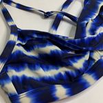 Athleta  Blue Tie Dye Del Mar Bikini Top Size 36 B/C or W-541 Medium Photo 3