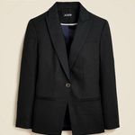 J.CREW Petite Alexandra Blazer in Stretch Linen Blend Size 10P Black NEW CI489 Photo 13