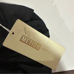 Metisu Black One Shoulder Split Fishtail Mermaid Maxi Dress Size‎ XS Photo 8