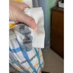 Dress Windowpane plaid shirt dress red blue yellow Size 4 Photo 4