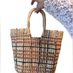 100% corn husk basket purse Photo 1