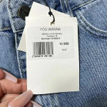 You Wanna Wide Leg Distressed Raw Hem Jeans NWT Baggy Y2K Patches‎ Grunge Size 28 Photo 4