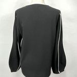 Marc New York Andrew Marc NY Black Top Balloon Sleeve, Size M Photo 4