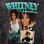 Whitney Houston Collage black tee size large Photo 1