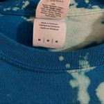 Carolina Panthers Custom One Of A Kind Reverse Dyed Graphic Tee SZ M Size M Photo 4