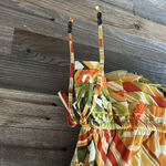 Aldean Adair Marina Top in Desert Patch Size Small NWT Orange Photo 5