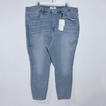 ZARA x Good American Collab High Rise Skinny Light Wash Size 30 Plus Photo 1