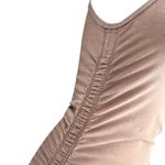Tna Aritzia Malibu Chill Ruched Tank Mini Dress SIze XS Stone Taupe Brown Photo 7