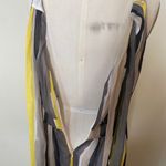 Anne Klein Chiffon Halter Neckline Maxi Dress Striped Photo 7