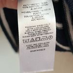 Loft  • NWT Navy White Striped V Neck Sweater Photo 2