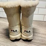 FILA Disruptor Lug Boot Winter White Faux Fur Trim Lace Up Ankle Boots Size 7 Photo 10