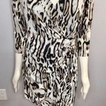 Carmen Marc Valvo Animal Print Wrap Dress NWOT 🐆 Photo 0