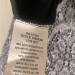 Slny VTG 90s Silver Metallic Lace Crochet Fringe Maxi Midi Dress - 2 Photo 3