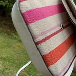 Kate Spade Authentic  leather/canvas flap crossbody Photo 13