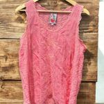 Johnny Was  Quynn  pink embroidered Floral eyelet  Tank Top Photo 1