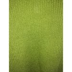 Norm Thompson Linen Blend Green Short Sleeve Polo Knit Sweater Size Medium‎ Photo 4