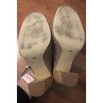 BCBGirls BCBG Girls Womens Leather Upper- Cork Heels Open Toe & Heel Sling Back Size 6.5 Photo 5