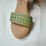XOXO Women's Sienna Wedge Green and White Sandals Size 8.5 NWT Photo 3