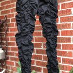 Forever 21 NEW   Black Ruched Jumpsuit M Photo 3