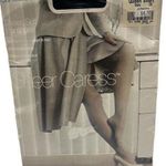 Vintage JCPenney Pantyhose Sheer Caress Sandalfoot Queen Short Navy Blue 1 Pair Photo 0