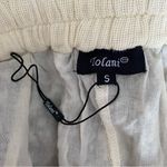 Tolani  NWOTS Embroidered Shorts Red Black Cream size small Boho Festival Photo 4