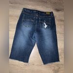 Baby Phat Blue Jeans with White Embroidery Photo 6