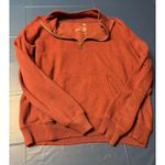 SO  Longe Life Sweatshirt Size L. Maroon. Womens. Quarter Zip Photo 0