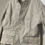 Christopher & Banks Cream Utility Jacket Lightweight Design Photo 3