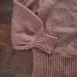 Ava & Viv  silverish brown sweater with balloon sleeves size xl women's Photo 4