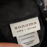 Sonoma White Black Grey Gray Newsie Hat Acrylic Stripes Photo 2