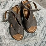Seychelles Brown Textured Slingback Sandals Photo 1