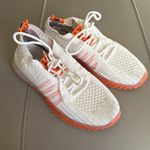 Omega Knit Walking‎ Shoes White Orange Size 38 Women’s 7.5 Photo 2