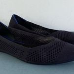 Rothy’s The Point Maritime Lattice Stitch Navy Blue Washable Knit Ballet Flats Size 8 Photo 1