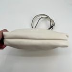 Michael Kors Nola Small Crossbody Bag white silver hardware clasp travel Photo 3