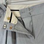 Ann Taylor  Casual High Waist Wide Leg Cropped Pants Waist Belt Size 8 Blue Photo 9