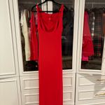 SKIMS BNWOT Soft Lounge Lace Long Maxi Dress with Bralette Cherry XL Photo 4