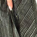 Athleta  Black White Amara Stripe Arrival Ankle Pull On Pants Size 4 P Petite Photo 12