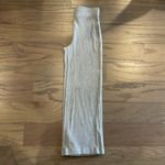 Loft Grey Ribbed Wide Leg Knit Pants - Size XS Photo 1