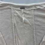 Free People  Cream V-Neck Blouse Photo 1