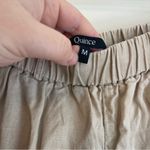 Quince European Linen Cropped Pants Size M in Driftwood Color Breathable Minimal Tan Size M Photo 2