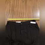 Joie Black linen pleated shorts nwt size large new XL Photo 3