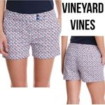 Vineyard Vines Women's Whale Print Patriotic Colors Bermuda Shorts 0 Photo 1
