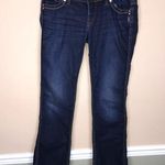 Silver Jeans  Co. Women’s Frances 18” Straight Leg Dark Wash Denim Jeans Photo 0