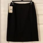 Jones New York 100% WOOL BLACK SKIRT SIZE 4 waist 28” length 22” BRAND NEW Photo 2