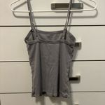 Free People  Grey Tank Top With Flowers Photo 1